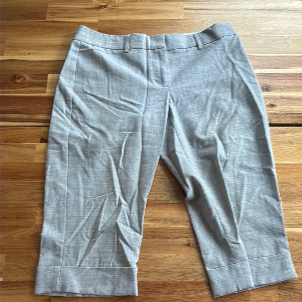 Express Gray Capri/Cropped Pants